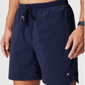 Fabletics The One 7" (Lined) Short Navy Blue Shorts Men's Size S